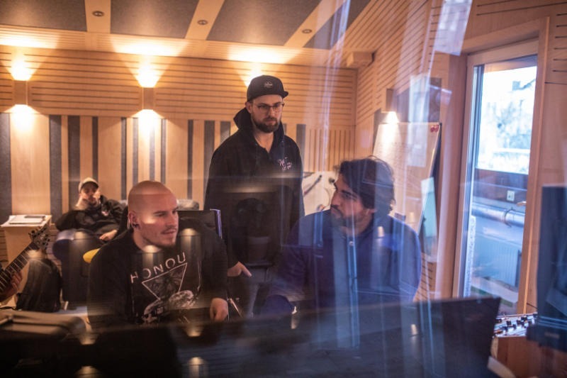 Session im Musikstudio